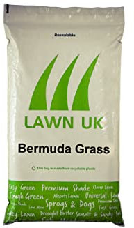 Bermuda Grass Seed Lawn UK - 1KG - Extremely Drought Resistant Seed - Easily Established - Little Water & Hard Wearing - Durable & Flexible - Quick Growth Rate - Golf Course & Athletic Field Grass