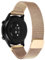 OFFCUP Edelstahl Uhrenarmband 20MM, Edelstahl Mesh Uhrenarmband Magnet, Schnellverschluss Uhrenarmband Metallschraube, Watch Uhren Ersatzband für Damen Herren(Roségold)