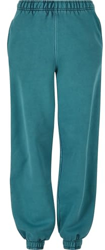 Urban Classics Damen Ladies High Waist Stone Washed Sweat Pants