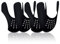 MeeResn 2 Pares Escudo de Zapatos,Protector Zapatillas de Deporte,Arrugas de Zapatos Antiarrugas,Prevenga Hendidura del Pliegue del Calzado Deportivo(41-47),Negro