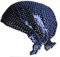 Cool4 Sommer Kopftuch Strand Bandana Meer Beanie Sonne Sonnenschutz Mütze Chemo Cap A04 (Navy weiß gepunktet)