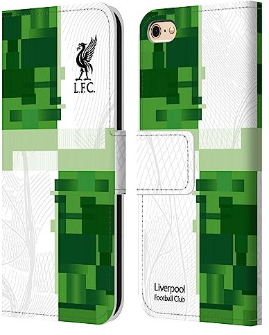 Head Case Designs Officially Licensed Liverpool Football Club Away Kit 2023/24 Leather Wallet Case Compatible With Apple iPhone 6 / iPhone 6s