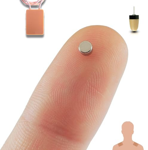 PingaOculto Spion Kopfhörer für Prüfung GSM Mini Nano Unsichtbare Kopfhörer SIM-Karte mit Mikrofon und Haftstreifen - Unsichtbar Ohrhörer Kabellos Headset (Spion Kopfhörer Nano V7 + Vip Pro SuperMini)