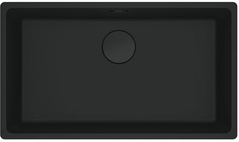 FRANKE Fregadero Maris MRG 110-72 Black 1 CUBETA BAJO ENCIMERA Mueble 80CM