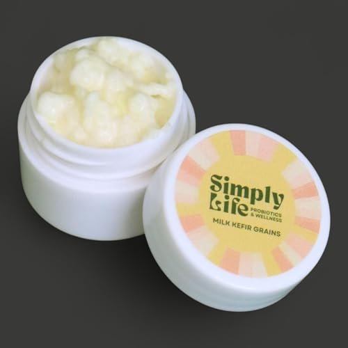 Simple Life Probiotics & Wellness Milchkefir Körner Vorspeise, Bulgaros, Pajaritos, türkische Sorte