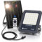 Aigostar Projecteur Solaire LED d’extérieur avec grand panneau solaire, 100W,1000LM, batterie de grande capacité,IP65, 6500K, lampe solaire extérieure pour jardins, portes, garages,câble de 2M