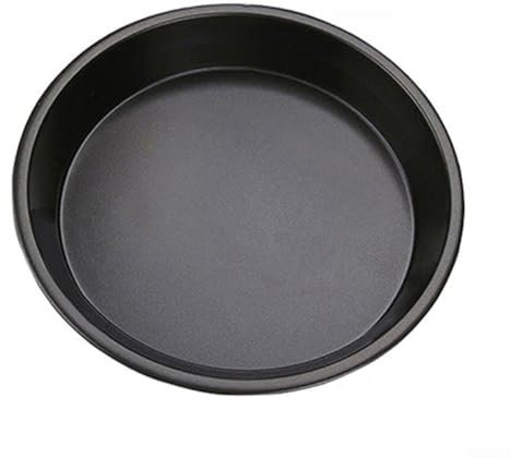 HEIBTENY 1 bandeja para pizza, molde para microondas de 6-10 pulgadas, bandeja para hornear pizza y tocino, bandeja antiadherente (C)