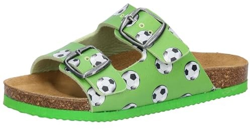 Lico Unisex Kinder Bioline Universe Pantoletten, Grün, 39 EU