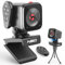 NBD 1080P FHD Webcam with Privacy Cover & Mounts - Plug and Play USB Camera for Desktop & Laptop Conference, Zoom