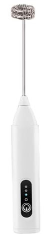 Milk Frother Handheld - Frother | Frother Whisk | Milk Whisk Frother | 3 Speeds Handheld Foam Maker | Rechargeable Foam Maker for Quick Preparation, miini Blender for Drink, Hot Chocolate