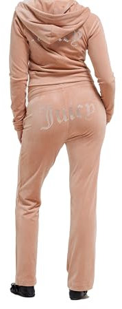 Juicy Couture Velour Track Pant with Diamante Branding Pantalon décontracté, Café au Lait, M (Lot de 18) Femmes
