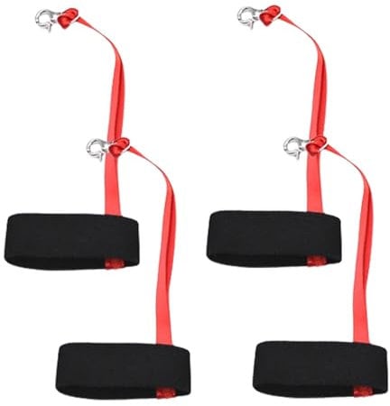 4 Stück Handgelenkschlaufen für Skihandschuhe – elastische Handschuhschlaufen, Leine, starke Elastizität, Sporthandschuhschlaufen, Snowboard-Handschuhe, Lanyard-Schlaufen für Outdoor-Aktivitäten