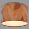 BRILONER - Deckenlampe mit Blätterdekor, E27 Fassung, max. 10 W, Deckenleuchte, Boho, aesthetic, Lampe, Wohnzimmerlampe, Schlafzimmerlampe, Esszimmerlampe, Flurlampe, 35 x 28 cm (DxH), Caffefarben