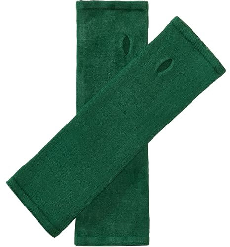 Enter the Complex® Armstulpen, Pulswärmer mit Daumenloch, Merino Wolle, Damen und Herren, Grün