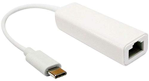 Jrpzcv Connecteur de Dongle RéSeau USB-C vers Ethernet NIC Type-C vers RJ45 LAN, Adaptateur pour 3 vers RéSeau pour