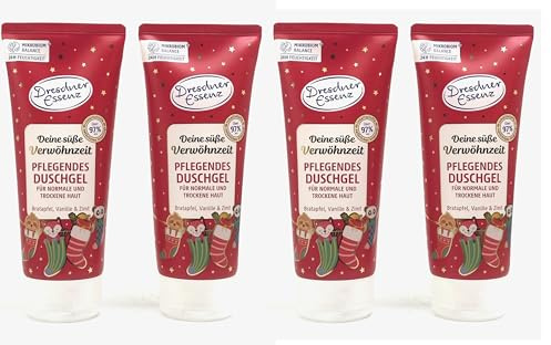 4-er Pack Dresdner Essenz Duschgel Deine süße Verwöhnzeit 4x 75ml