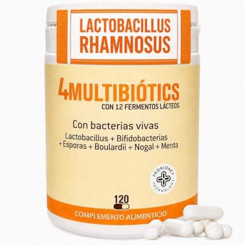 DIETÉTICA EUROPEA probioticos intestinales con bacterias VIVAS saccharomyces boulardii 50mg Regula la microbiota - probioticos y prebioticos intestinales lactobacillus acidophilus Fabricado en España