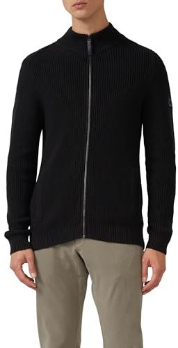 s.Oliver Struktur-Strickjacke mit Eingrifftaschen und Reißverschluss