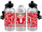 Manchester Reds Personalised Football Shirt Silver Aluminium Two Lid Unisex Water Bottle Gift Team-Manchester-United