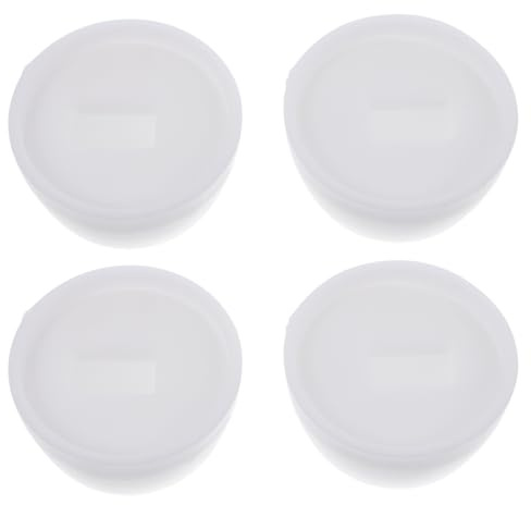 HOMSFOU 4 Paar Wc Schraubenkappen Universal Toilettenbolzenabdeckung Installationszubehör Abdeckkappen Für Wc Befestigungsschrauben Einfach Zu Montieren Badezimmer Zubehör