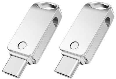 JOIOT 2 Piezas 64G USB-C/A 2 en 1 para móviles, tabletas, PC y MacBook