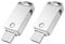 JOIOT 2 Piezas 64G USB-C/A 2 en 1 para móviles, tabletas, PC y MacBook