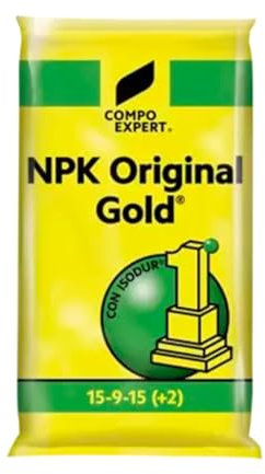 BERARDI | NPK Original Gold, Fertilizzante Complesso 15-9-15 con ISODUR, Azoto a Lenta Cessione KG 10