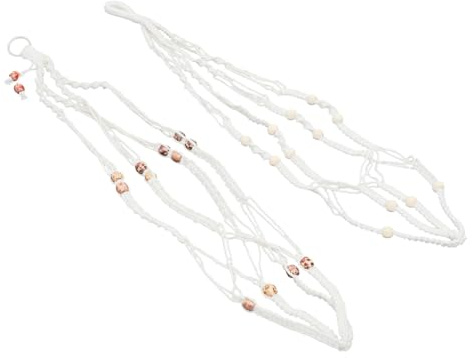 Toyvian 2piezas Soporte Colgante para Plantas De Colgante para Decorar Made of Cotton Cord