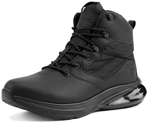 CENNID Herren Damen Wasserdichtes Militärische Taktische Einsatzstiefel Wasserdichtes Boot Zipper Militär Kampfstiefel Springerstiefel