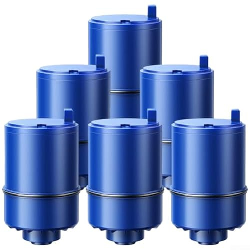 Set di filtri certificati per rubinetto, confezione da 6, progettati per unità Pfm100b e Fm-9400b utilizzando la tecnologia avanzata 3 in 1 per filtrare metalli pesanti e per l'acqua minerale fresca
