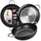 IBILI - Sarten honda con 2 asas i-chef, 28 cms, Aluminio, Antiadherente, Apto para induccion