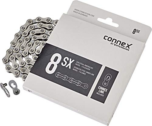Connex Schaltungskette 1/2X3/32 Zoll 114 Gl. 8Sx Edelstahl Ketten, Silber, One Size