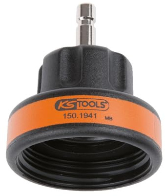 KS Tools 150.1941 Kühlsystem-Bajonettadapter, #6, IG M50x2,5, orange, 4042146307427