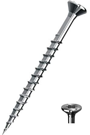 JD Plus Universalschrauben Edelstahl | 3,5 x 30mm VE = 200 Stück | Edelstahl A2, I-Stern, Senkkopf, Teilgewinde mit Fräsrippen unter dem Kopf
