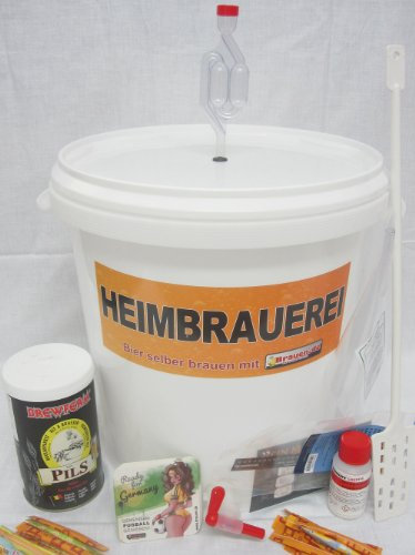 Bierbrauset Pils – Pils selber brauen (12-20 Liter) –Ideal für Brauset Anfänger oder als Bier Geschenk, inklusive Brauanleitung