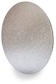 Anniversary House 10-inch Silver, Pack of 1, Individually Wrapped, Sturdy Fibre Cake Board Round, STRW10