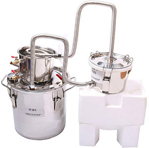 3 Pots DIY 3 Gal 12 litres Home Alcohol Moonshine Still Spirits Boiler Water Wine Stainless Distiller Kit