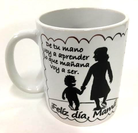 Taza Feliz día Mamá con niño