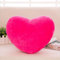 Zinsale Coton Forme de Coeur Peluche Coussins Coussin de Soutien du Dos Coussin décoratif (Rose)