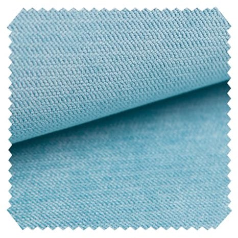 novely® ORMONT - Samtiger Chenille-Stoff - Robuster Möbelstoff - Polsterstoff in 18 Farben - Pflegeleichte Meterware 1lfm | Farbe: 14 Hellblau