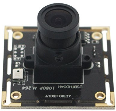 ELP 1080P H.264 Kamera Modul USB mit Aptina AR0330 Sensor,Full HD 2.8mm Weitwinkel Objektiv Webcam,2MP UVC USB2.0 Web Kamera Kompatibel für Windows/Android/Linux USBFHD04H-L28