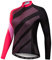 Radfahren Langarm Jersey Frauen Mountainbike Jersey Shirts Lange Rennrad Kleidung MTB Tops Sportbekleidung Pink Schwarz Größe L