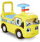 Little Baby Bum - Buster Rutschfahrzeug - gelbes Rutschauto Spielzeug-Bus, Lauflernwagen in Bus-Form mit Soundfunktion.