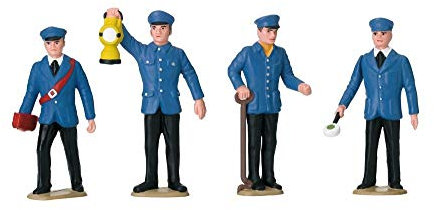 LGB L53001 Figuren-Set Bahnpersonal Deutschland Zubehör, Bunt