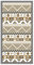 Panorama Vinylteppich Azteke Orannge Farbe - 80 x 300 cm - Waschbar rutschfest Küchenteppich