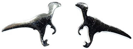 Miniblings T-Rex Velociraptor Ohrstecker Stecker Dinosaurier Dino Edelstahl - Handmade Modeschmuck I Ohrringe Stecker Ohrschmuck