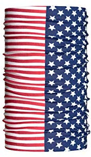 HeadLOOP Multifunktionstuch verschiedene Flaggen Schal Halstuch Schlauchtuch (USA 3)