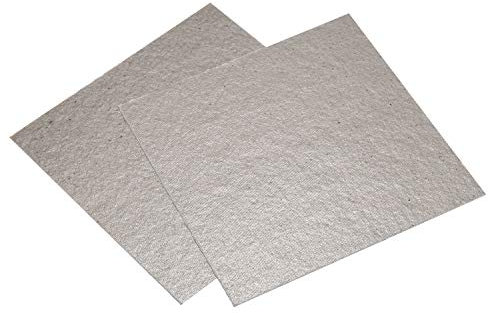 Cuasting - 2 placas de mica de repuesto para microondas de 12 x 12 cm
