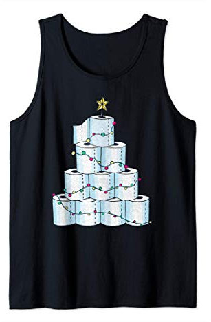 Toilettenpapier Weihnachtsbaum Tank Top