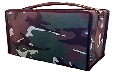 Piumer - Funda para Jaulas de reclamo de Silvestrismo en Tela Camuflaje/Militar. Medidas para jaulas C1 o C2 1 Palo o 2 Palos